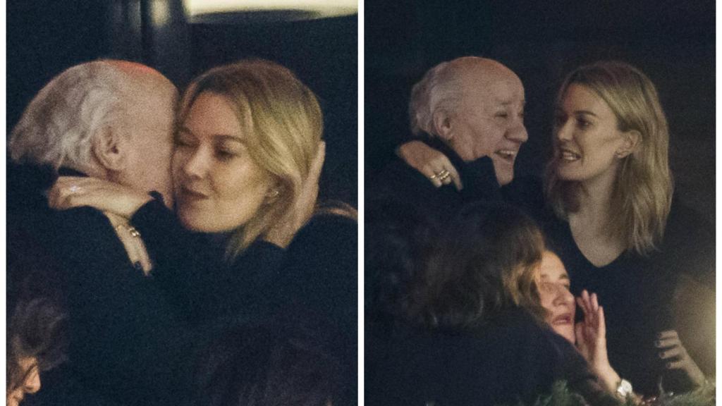 Marta también disfrutó de momentos cariñosos con su padre, Amancio Ortega.