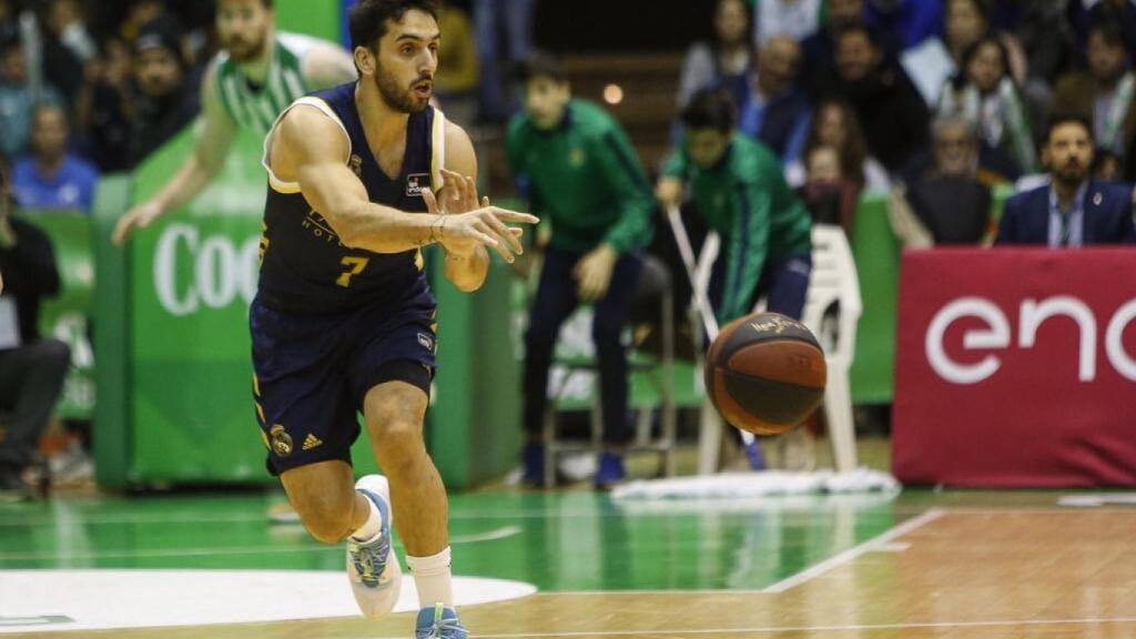 Campazzo, durante el partido de Liga Endesa entre Real Madrid y Coosur R. Betis