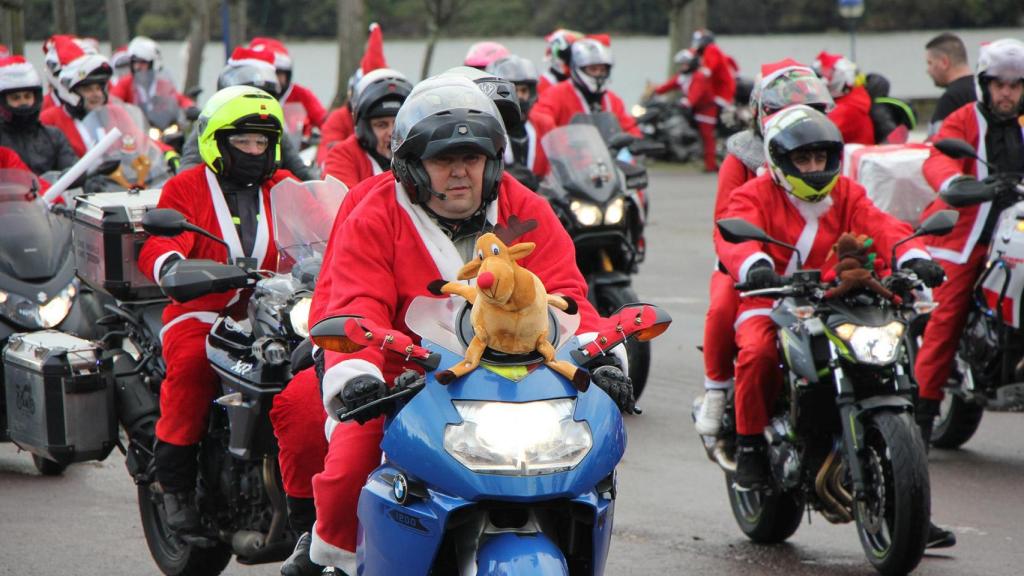 La Papanoelada Motera de A Coruña cumple 10 años y será el 17 de diciembre desde O Burgo