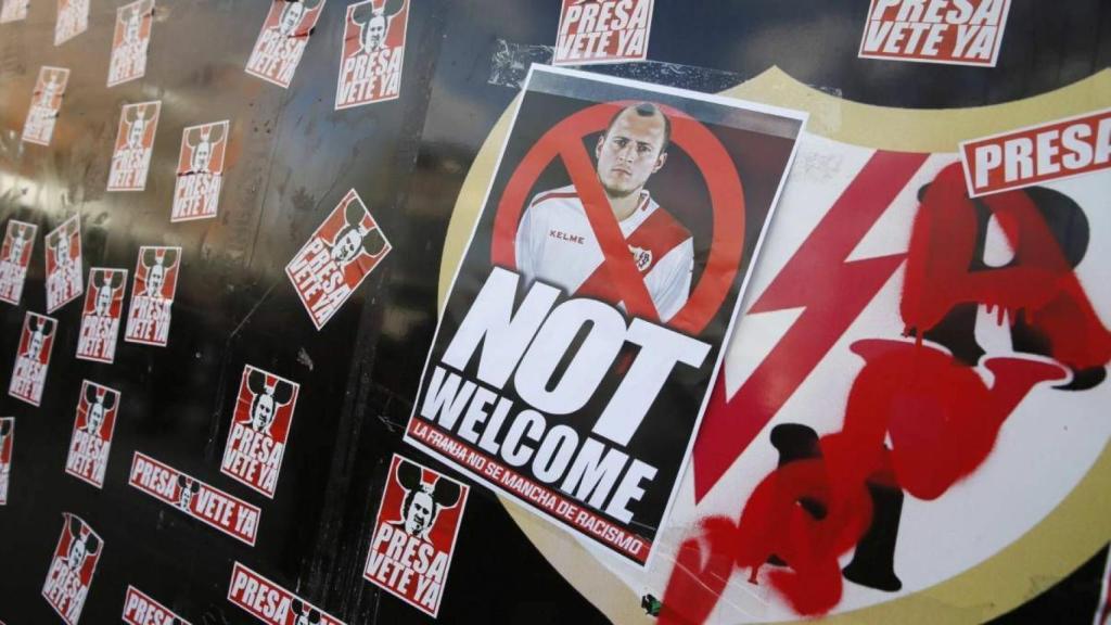 Roman Zozulya no es bienvenido en Vallecas