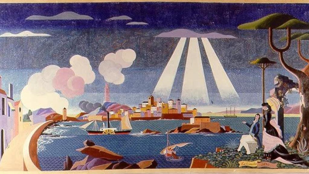 Vista de A Coruña de Urbano Lugrís