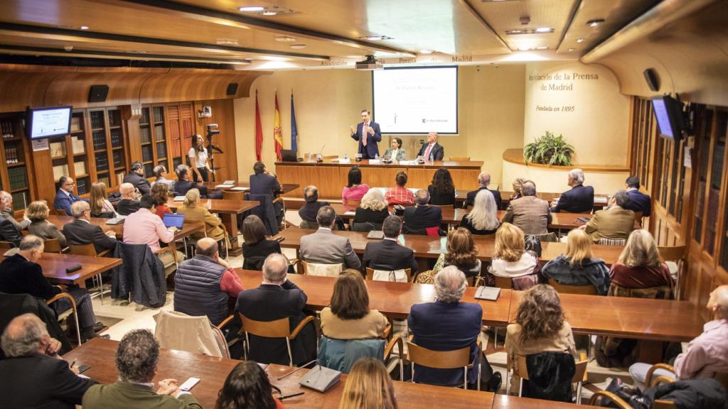 Auditorio de la APM, durante la entrega del premio.