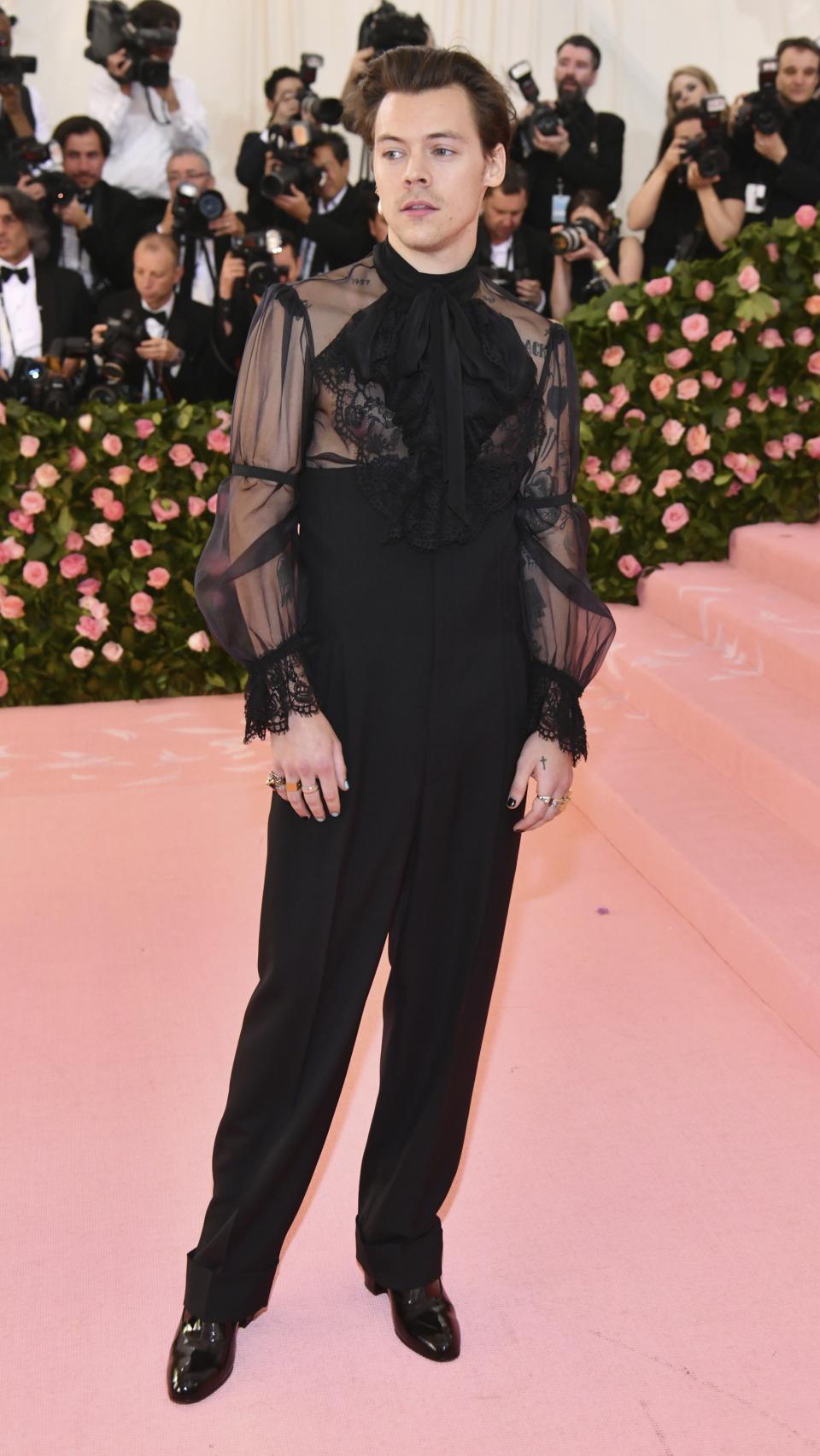 Harry Styles en la última gala Met Ball de Nueva York.