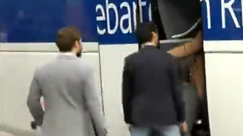 El momento en el que se cae Tavares