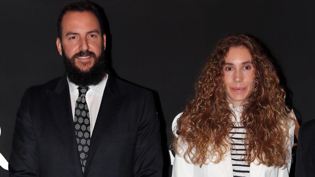 Borja y Blanca Cuesta, en un acto.