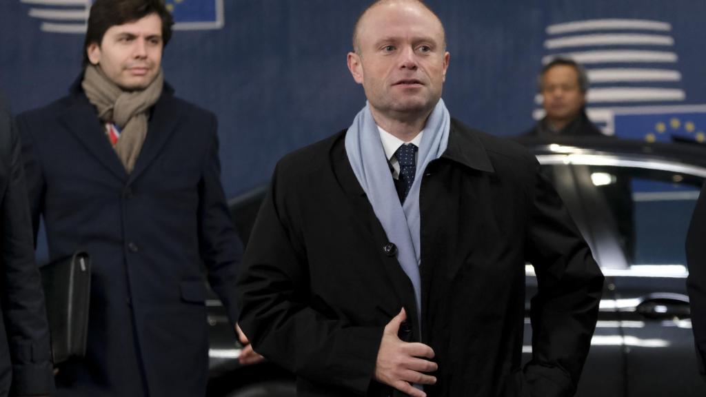 El primer ministro de Malta, Joseph Muscat, en la cumbre de la UE de la semana pasada en Bruselas
