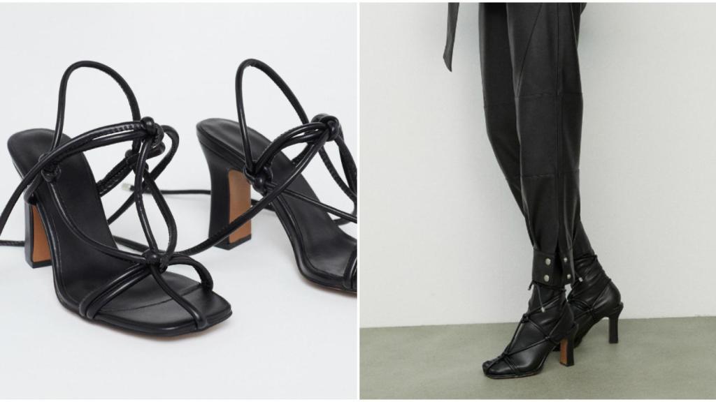 Las sandalias de Sfera se convierten fácilmente en una especie de 'bota' de polipiel.