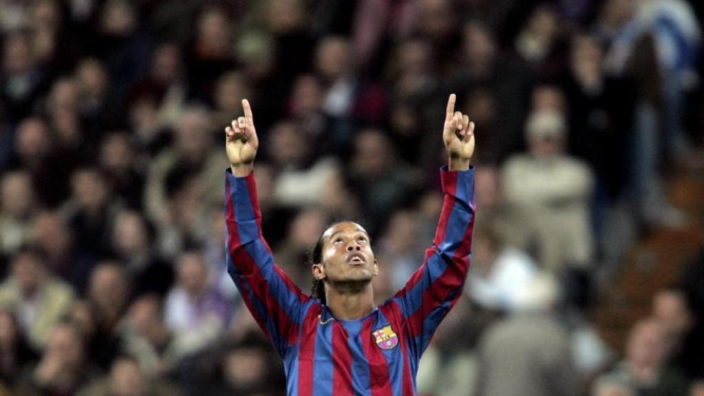 Ronaldinho, en El Clásico