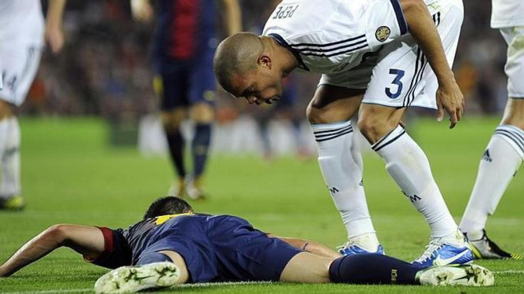 Pepe, en El Clásico