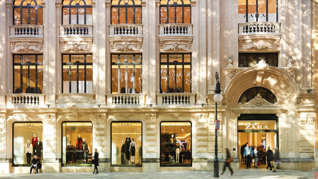 Tienda Zara en Mallorca.
