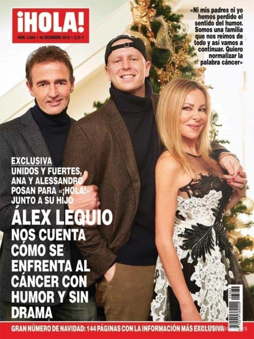Portada de la revista '¡HOLA!' hace exactamente un año.