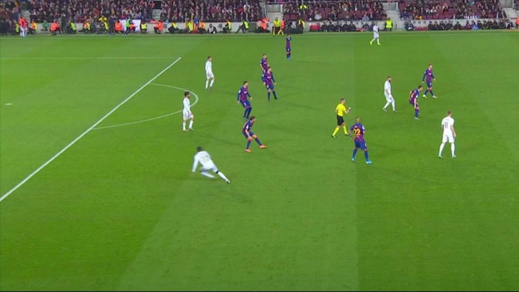 Gol anulado a Gareth Bale por fuera de juego previo