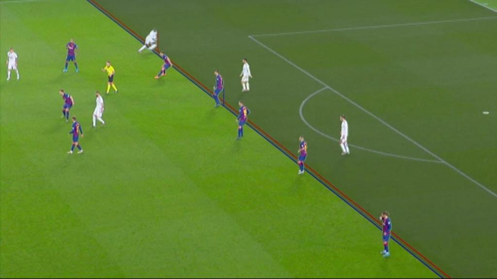 Gol anulado a Gareth Bale por fuera de juego previo