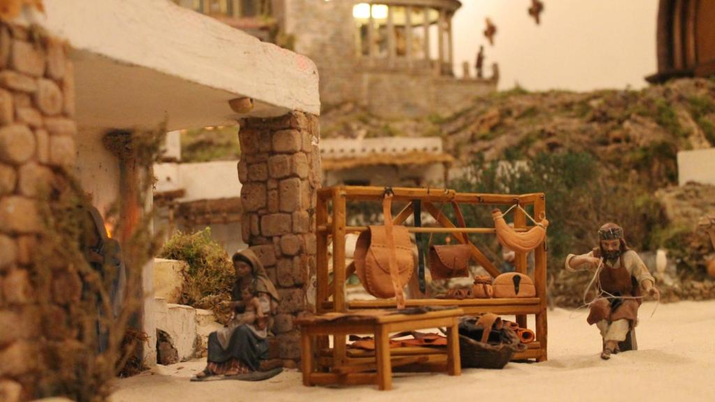 Detalle belén Catedral de Santiago