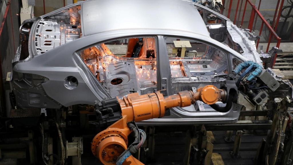 Robot en cadena de montaje