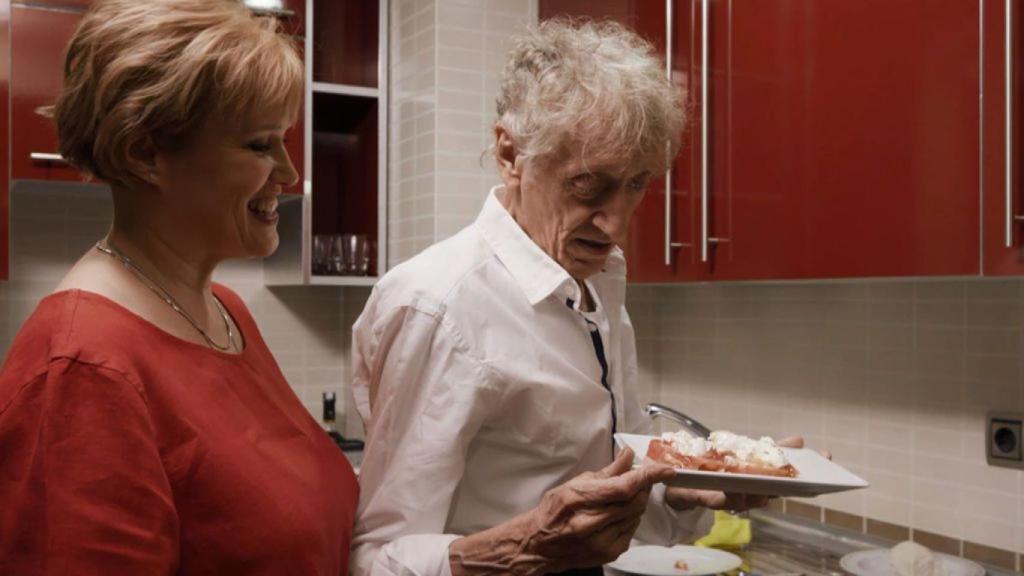 Los platos del anfitrión fueron de lo más simple.