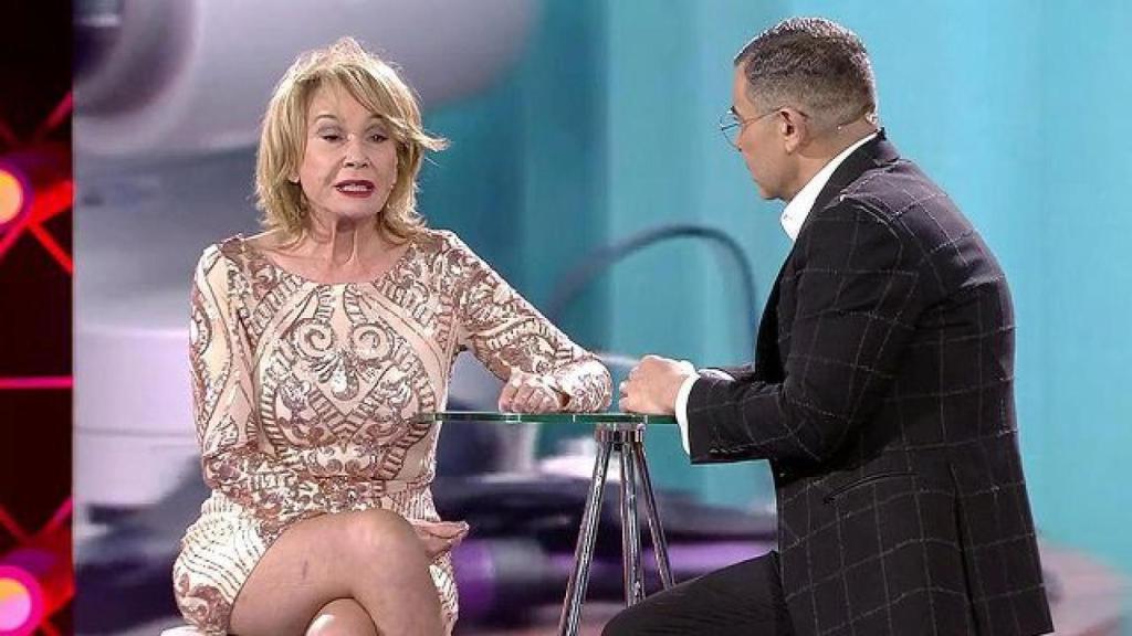 Mila Ximénez y Jorge Javier Vázquez en la gala final de 'Gran Hermano VIP 7'.