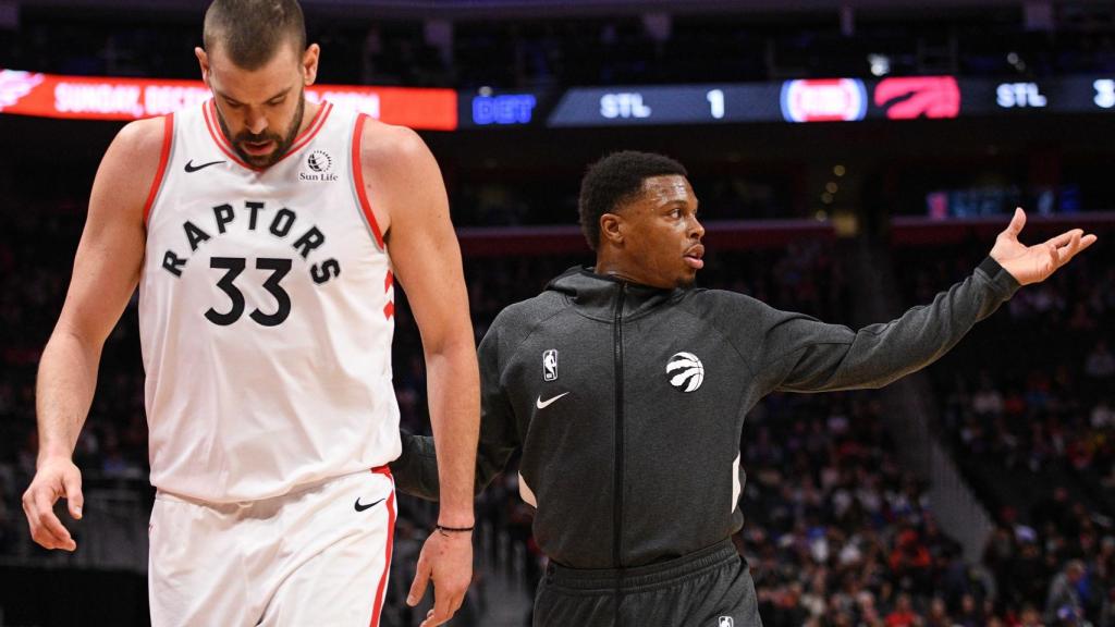 Marc Gasol, en un partido de los Toronto Raptors