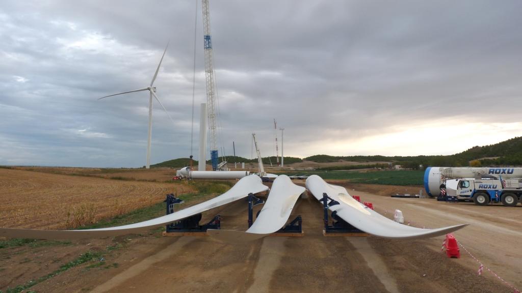 Parque eólico Cavar, en Navarra.
