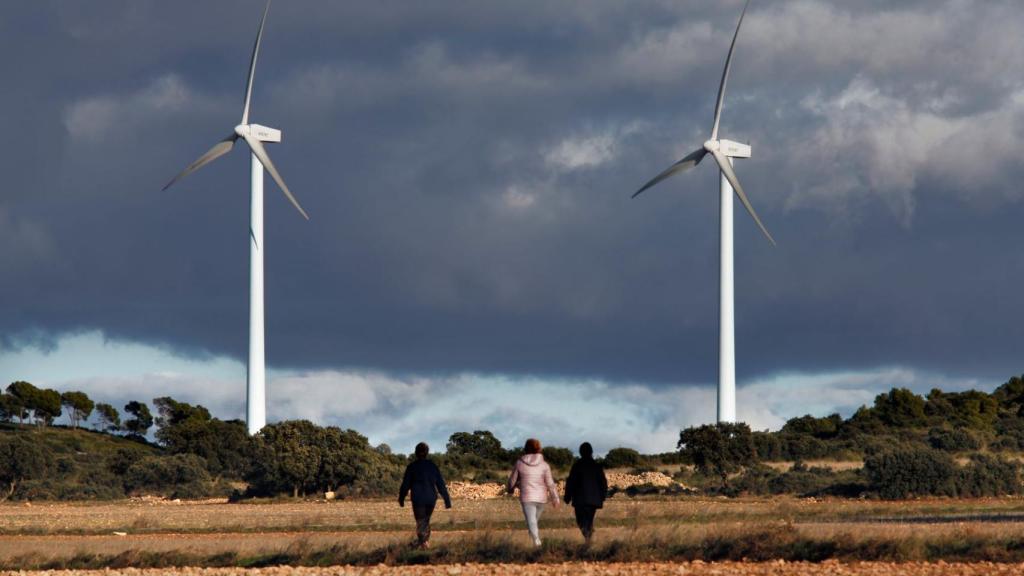 Parque eólico Muela, en Albacete.