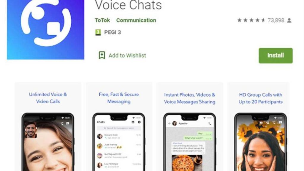 ToTok en la Play Store