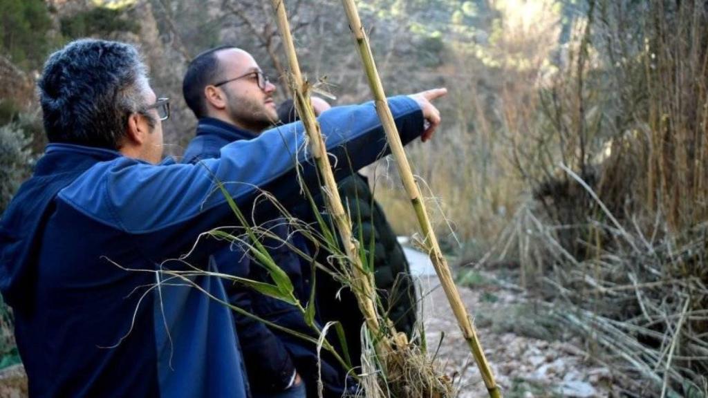 Francisco Varela evalúa los daños del temporal sobre el terreno