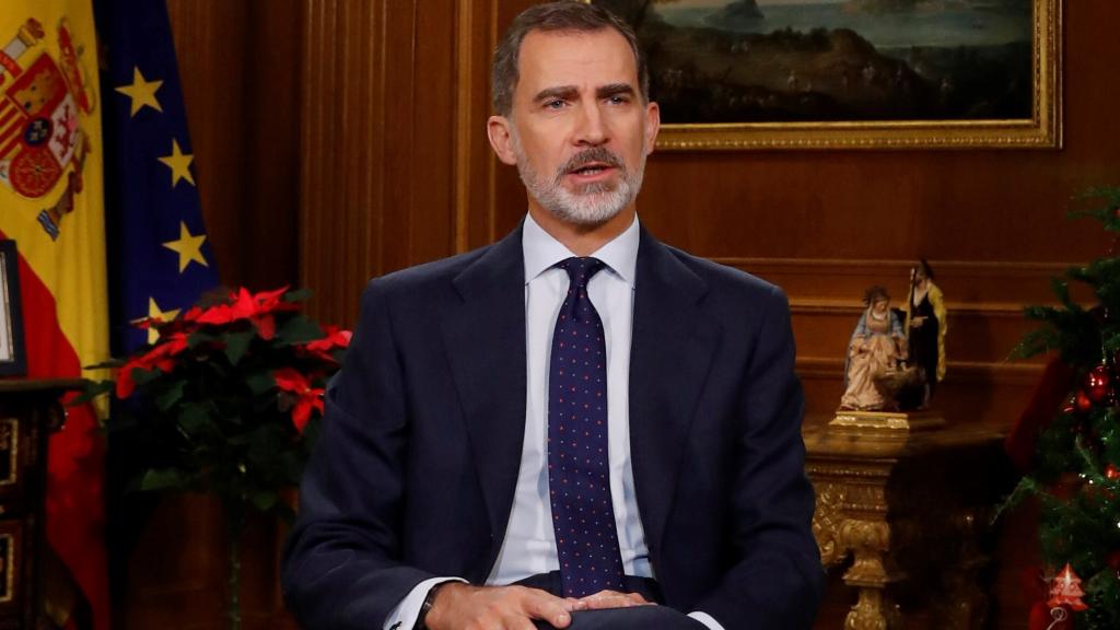 Felipe VI en su discurso de Nochebuena de 2019.