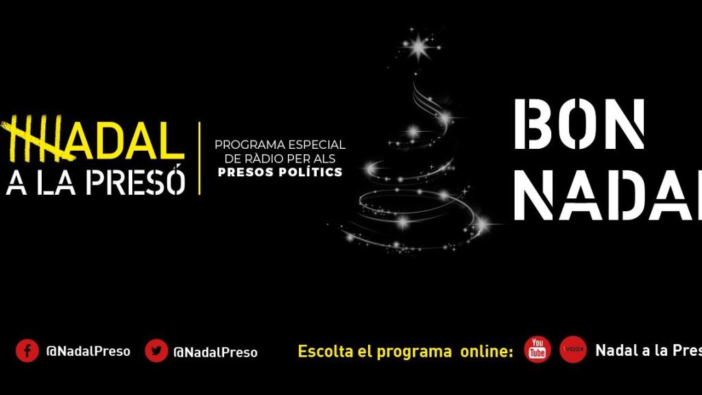 Cartel del programa 'Nadal a la presó' emitido este 25 de diciembre