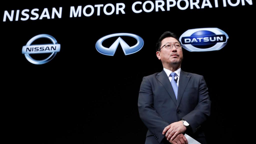 Jun Seki, hasta ahora número tres de Nissan, el día que fichó por la automovilística.