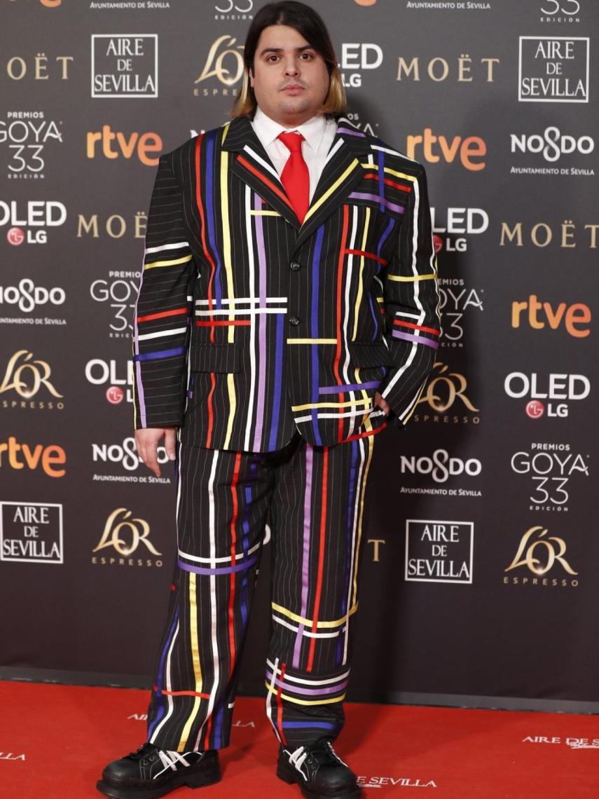 Brays Efe en los premios Goya.