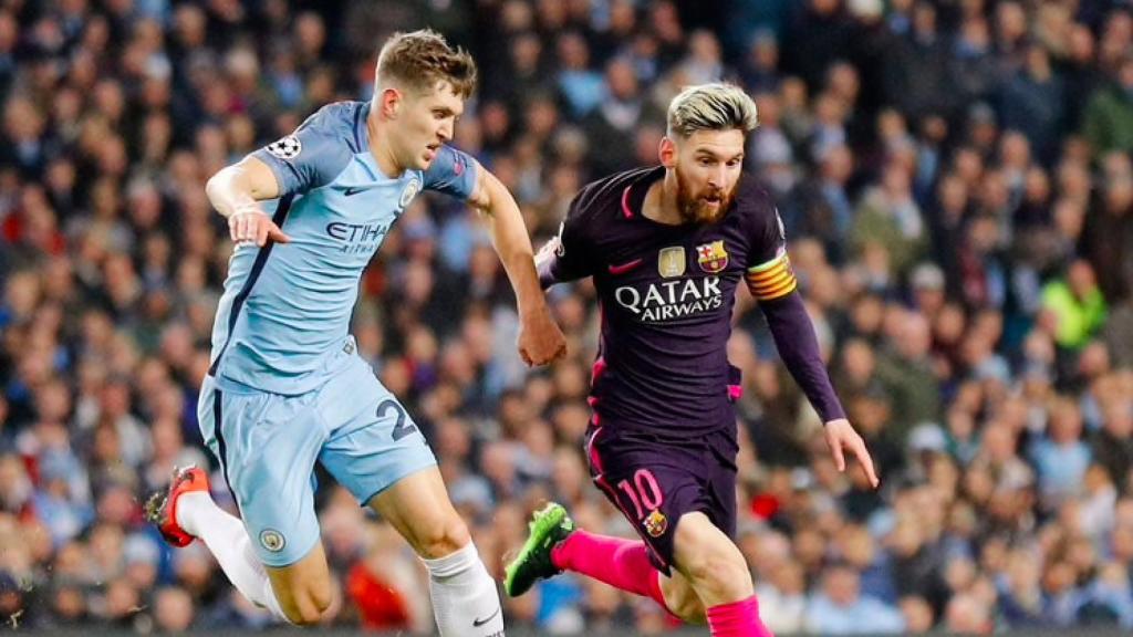 Messi, contra el Manchester City