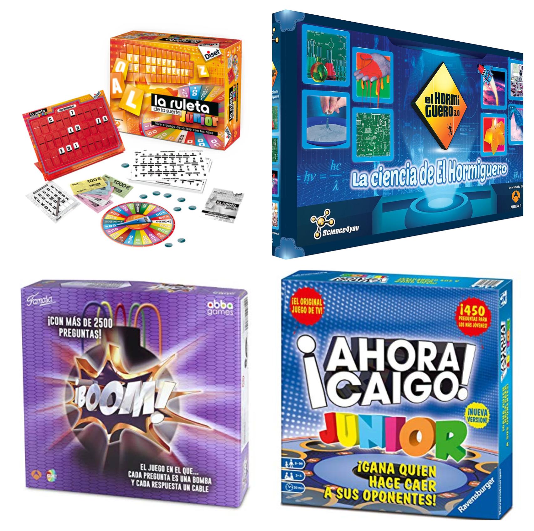 Montaje con los juegos que Atresmedia ha puesto a la venta.