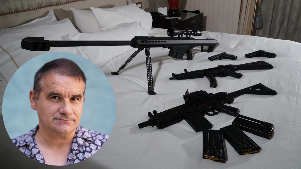 Arsenal en la cama del Palace en 2012, cuando simuló un atentado contra el rey Juan Carlos.