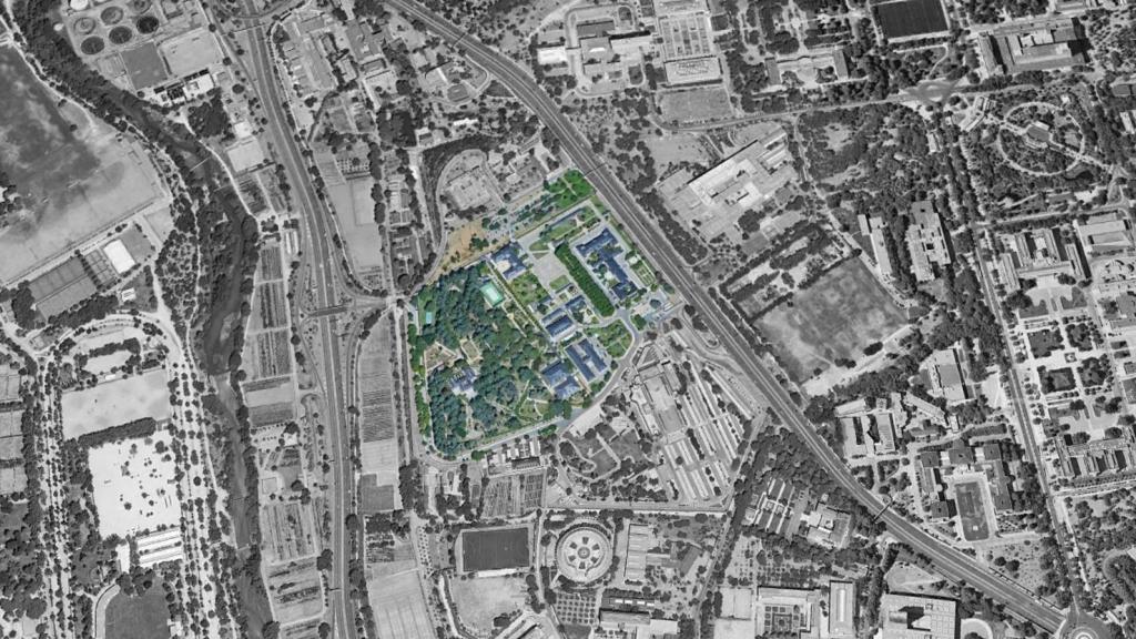 El complejo de La Moncloa ocupa un total de 20 hectáreas.