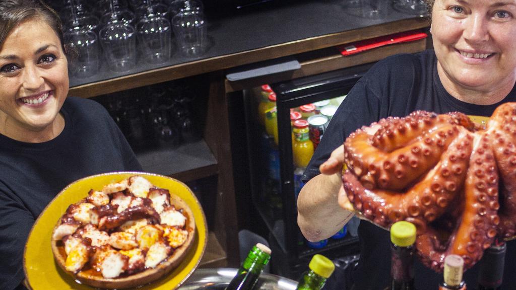 Pulpo a feira: el triunfo del pimentón.