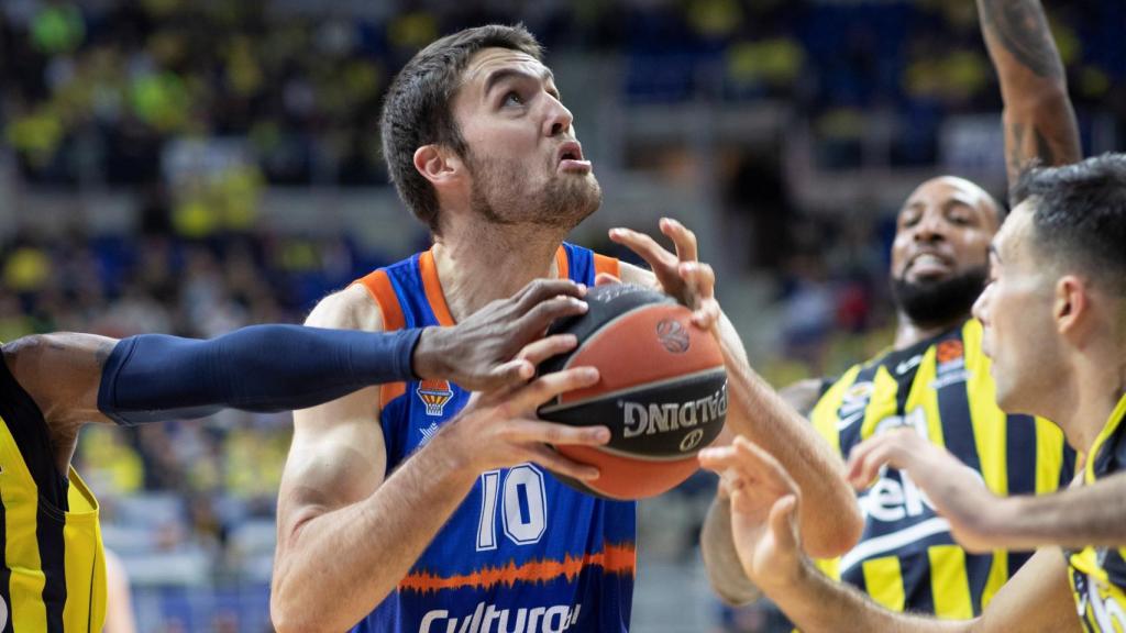 Tobey, en un momento del partido