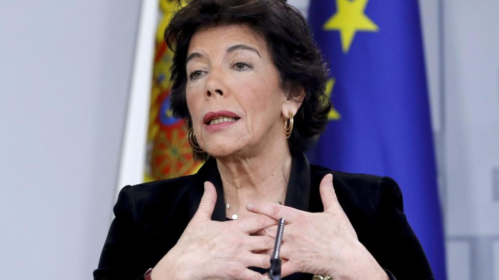 Isabel Celaá, portavoz del Gobierno.