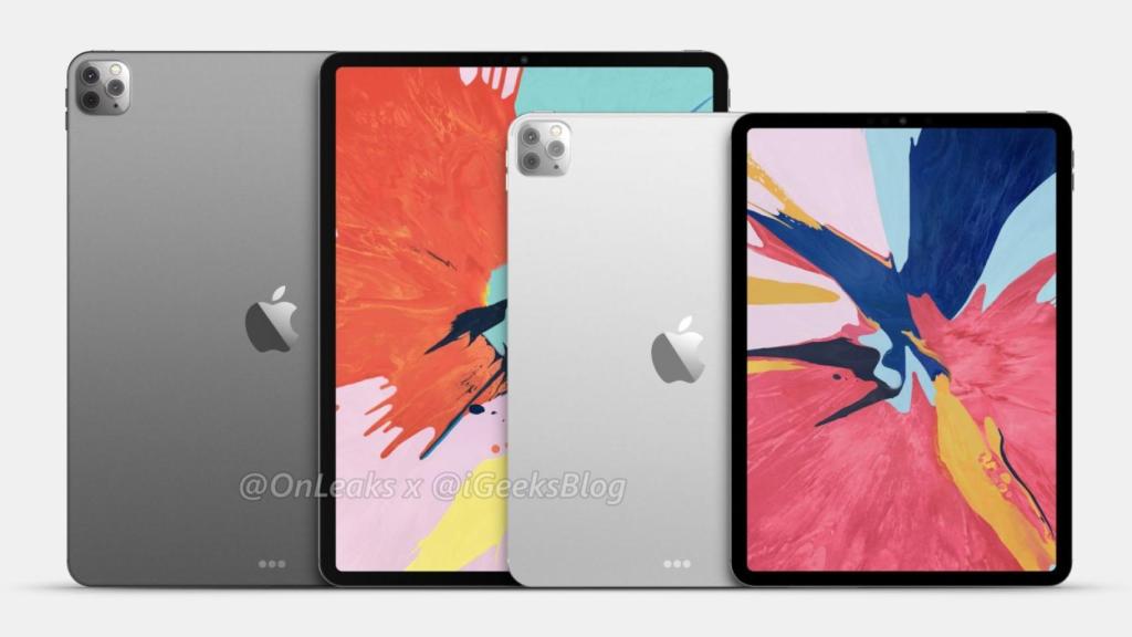 Imágenes del iPad Pro 2020: triple cámara, cristal en la parte trasera y más