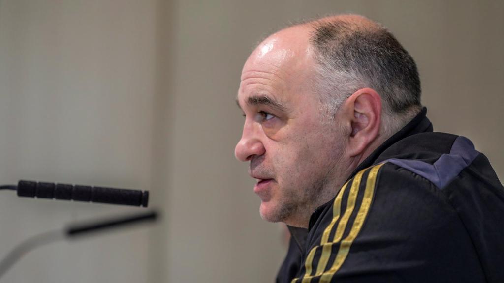 Pablo Laso, en rueda de prensa