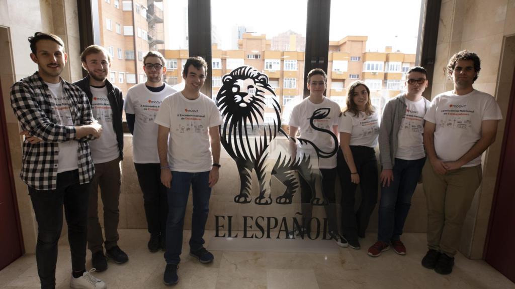 Usuarios de Moovit durante el encuentro anual de la comunidad.