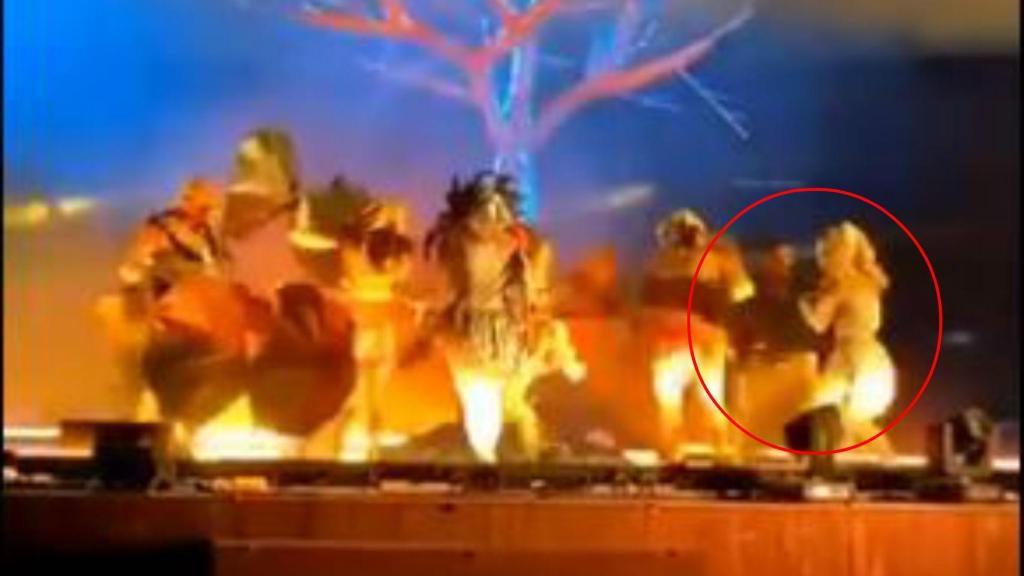 Fotograma del ataque a los actores españoles, perpetrado en noviembre.