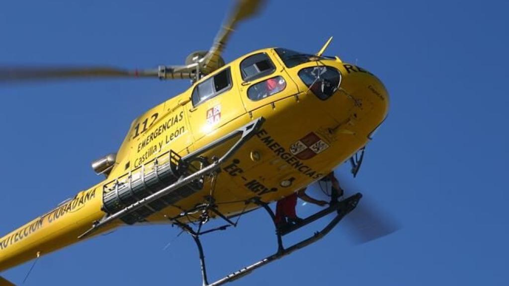 Helicoptero rescate emergencias 112 Valladolid