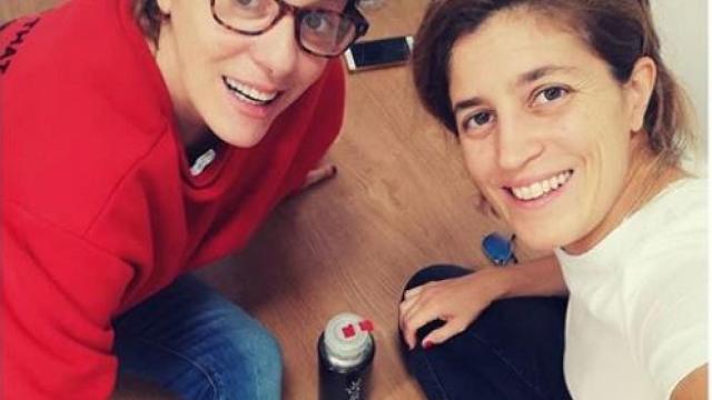 Anabel Alonso y su pareja, en su perfil de Instagram.