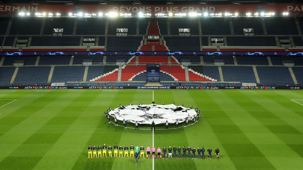 PSG - Borussia Dortmund, con el Parque de los Príncipes vacío