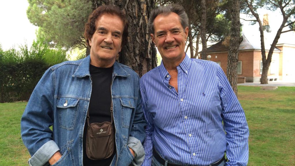 A la izquierda, Manuel de la Calva; A la dcha, Ramón Arcusa. Miembros del dúo dinámico.
