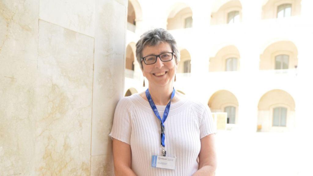 María Jesús Esteban, en la Escuela de Industriales de la Universidad Politécnica de Cartagena, en imagen de archivo.