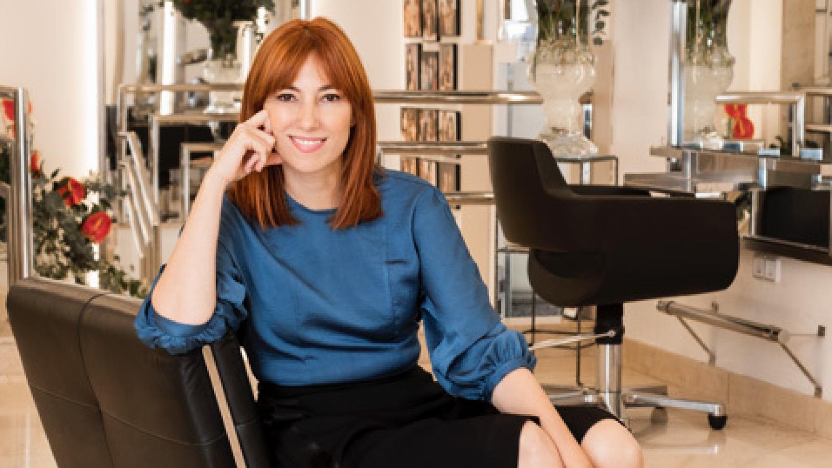 La peluquera María Baras.