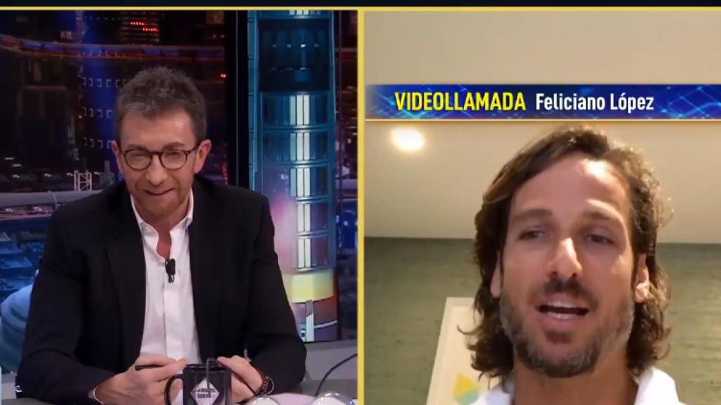 Feliciano López en 'El Hormiguero'.