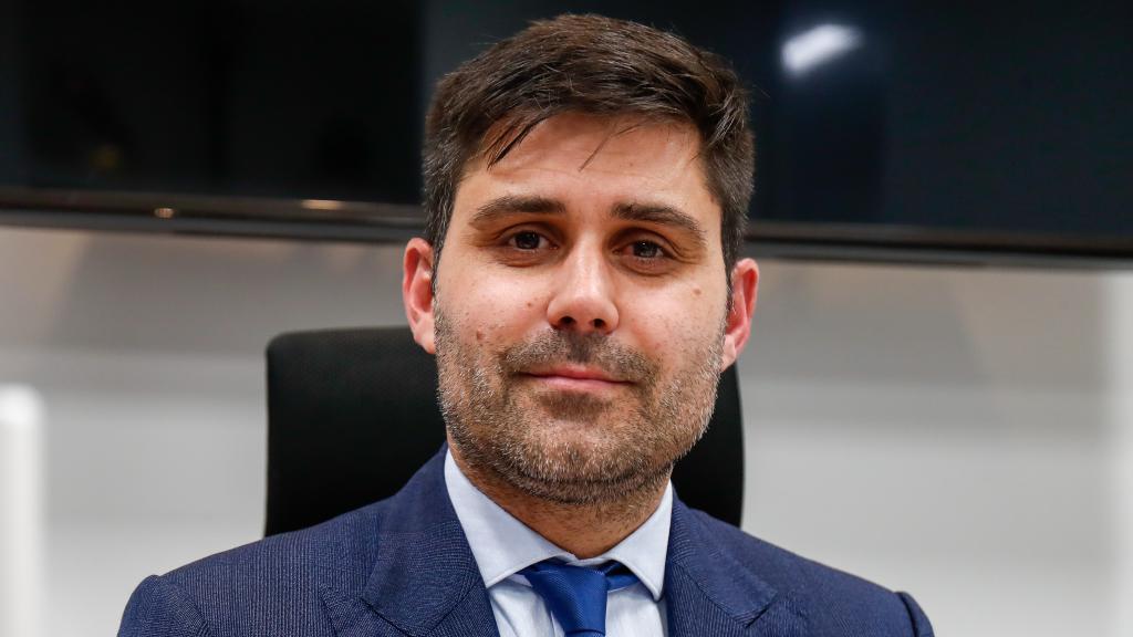 David Aganzo, en la sede de AFE