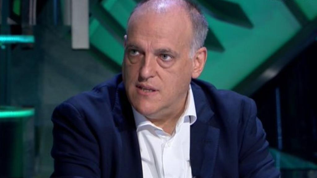 Javier Tebas, presidente de LaLiga, en El Partidazo de Movistar+
